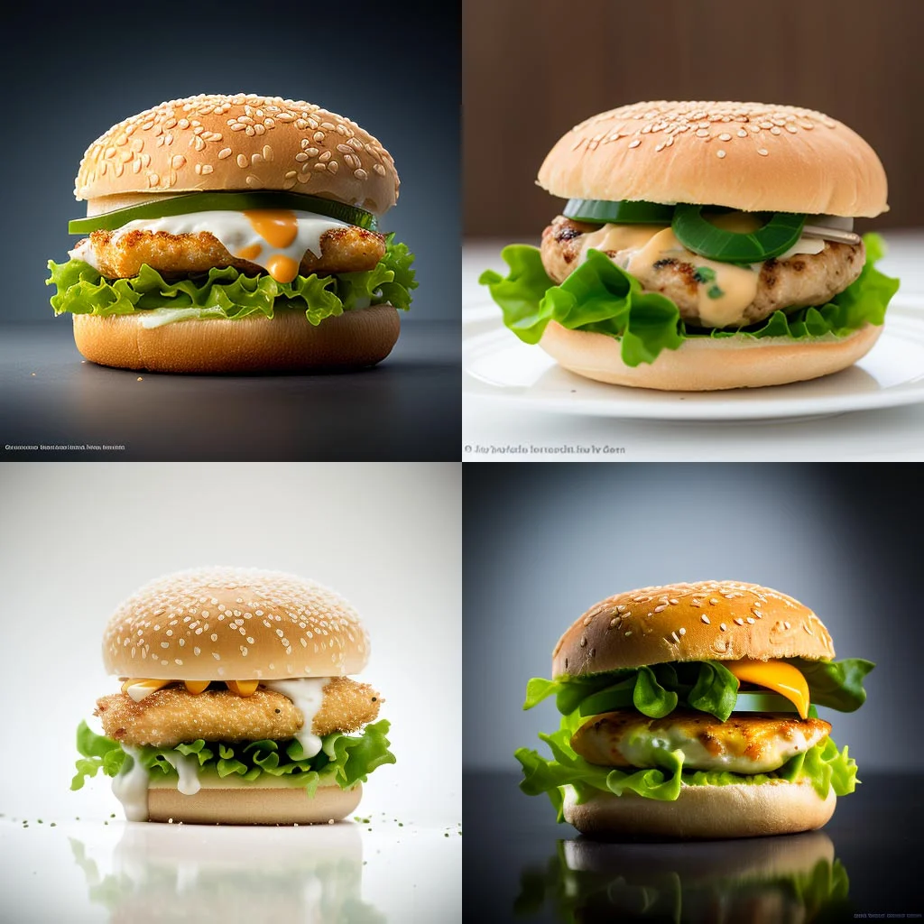 پرامپت chicken_burger